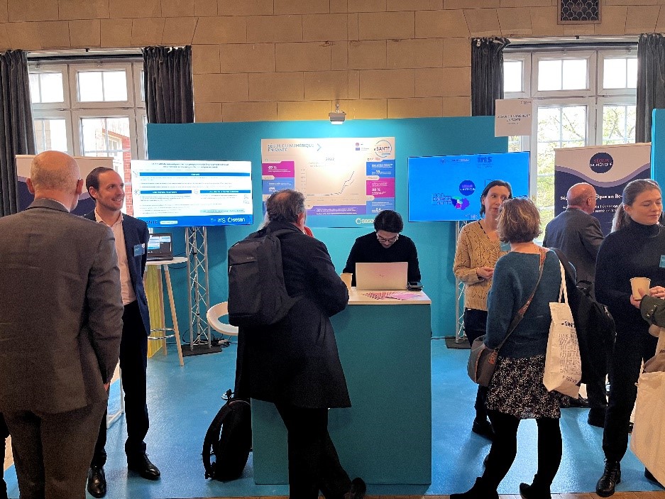 Stand dédié au Ségur du Numérique de la Santé à la Journée de la eSanté 2022